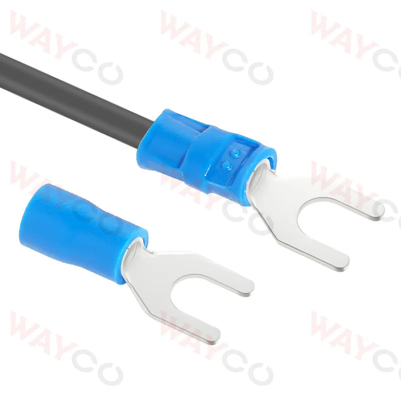 500PCS Fork Crimp Terminal M4/M5/M6 Spade Plugs Pre-insulated Ferrules Lugs For Splice Electricals Cable Wire End Connectors