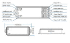 COB RGBCCT LED Strip 6Pin 840leds/m DC24V Light WT5 Wifi  WZ5 Zigbee 5 in 1 LED Controller 2.4G RF Remote Work With Alexa Google