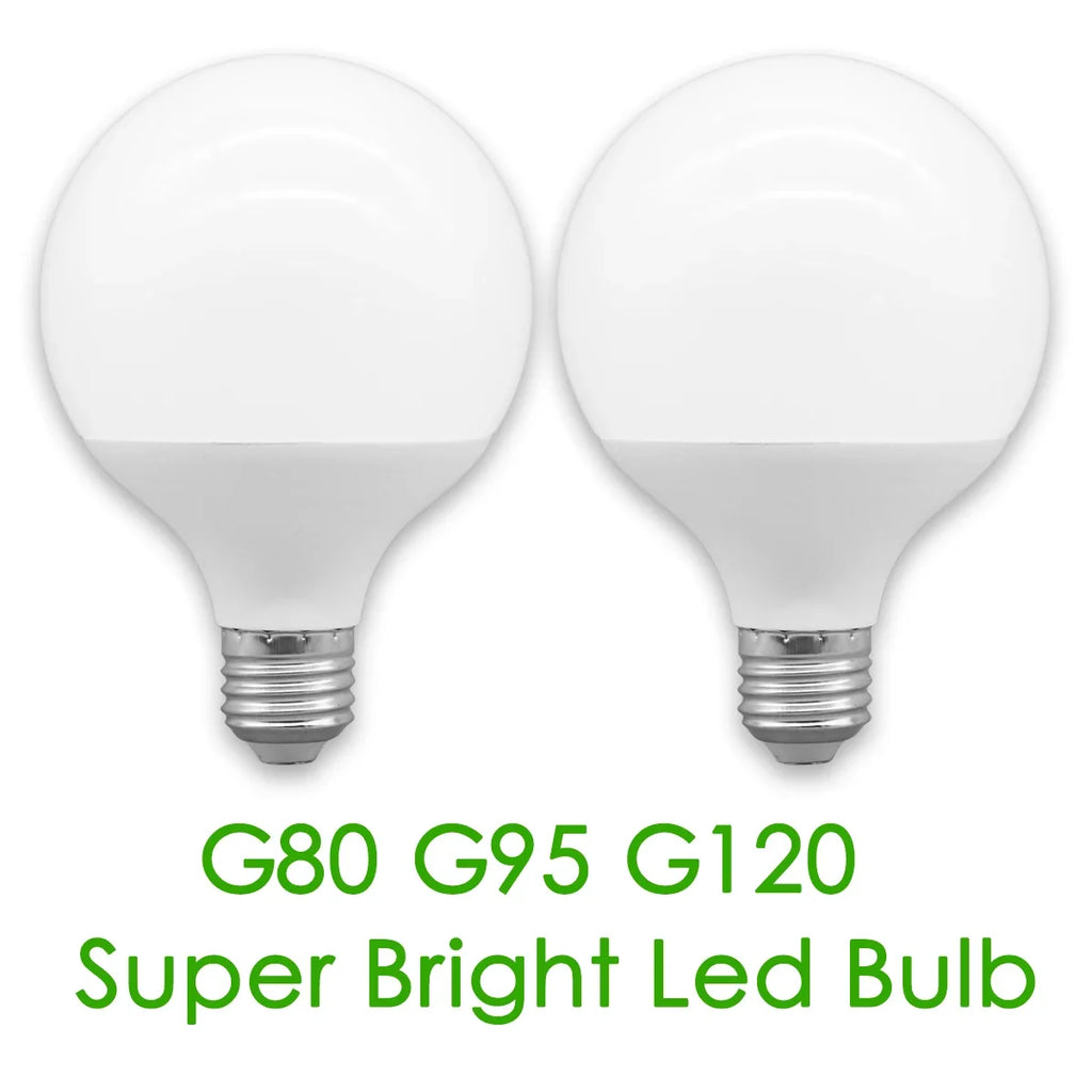 1-5pcs G80 G95 G120 7W-18W G45 LED Bulb Lamps E27 BASE Light Bulb AC 85V 265V Lampada Living Room Home Bulb Warm Cold White