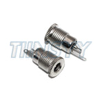 5PCS/LOT DC099 5.5 MM X 2.1 MM DC Power Jack Socket Female Panel Mount Connector Metal DC-099 Open Hole 11MM 5.5*2.1 5.5*2.5
