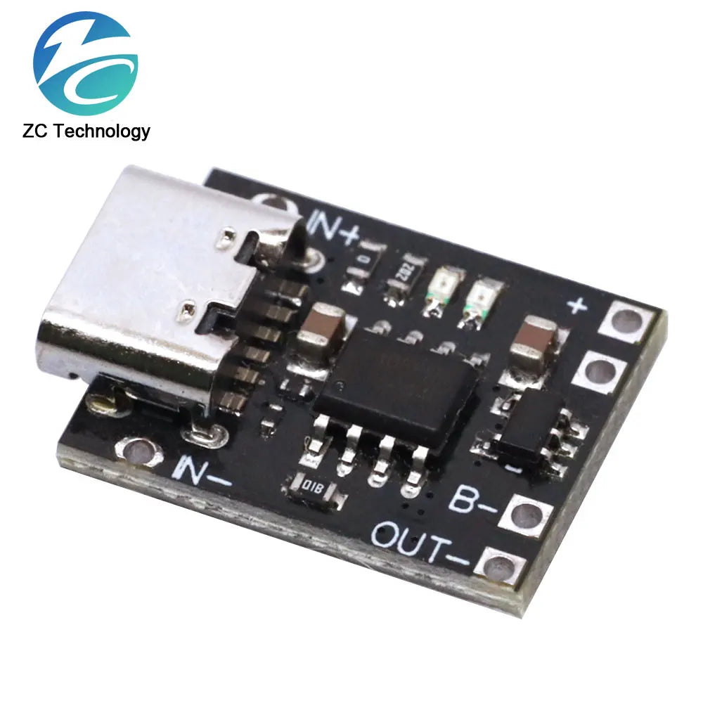 Mini Lithium Battery Charging Module 1A Charging Board TP4056 Module 18650 Charger TYPE-C Interface