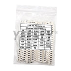200pcs 660pcs 720pcs 4000pcs 0402 0603 0805 1206 1210 2512 smd resistor kit assorted kit 10k 100k 1k 1r 100r 220r 1% 5%