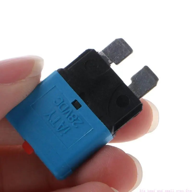 5-30A Blade 28V Resettable Manual Reset Adapter for Car Truck Boat Marine Car Insert Protector