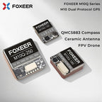 Foxeer M10Q-180 M10Q-250 M10 Dual Protocol GPS Module Built-in QMC5883 Compass Ceramic Antenna for RC Airplane FPV Long Range