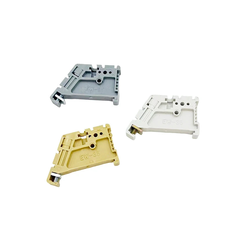 EW-35 DIN Rail Terminal Block Universal Crimping Terminal Block Gray/Brown/White Electrical Accessories 10 20 50 Pieces