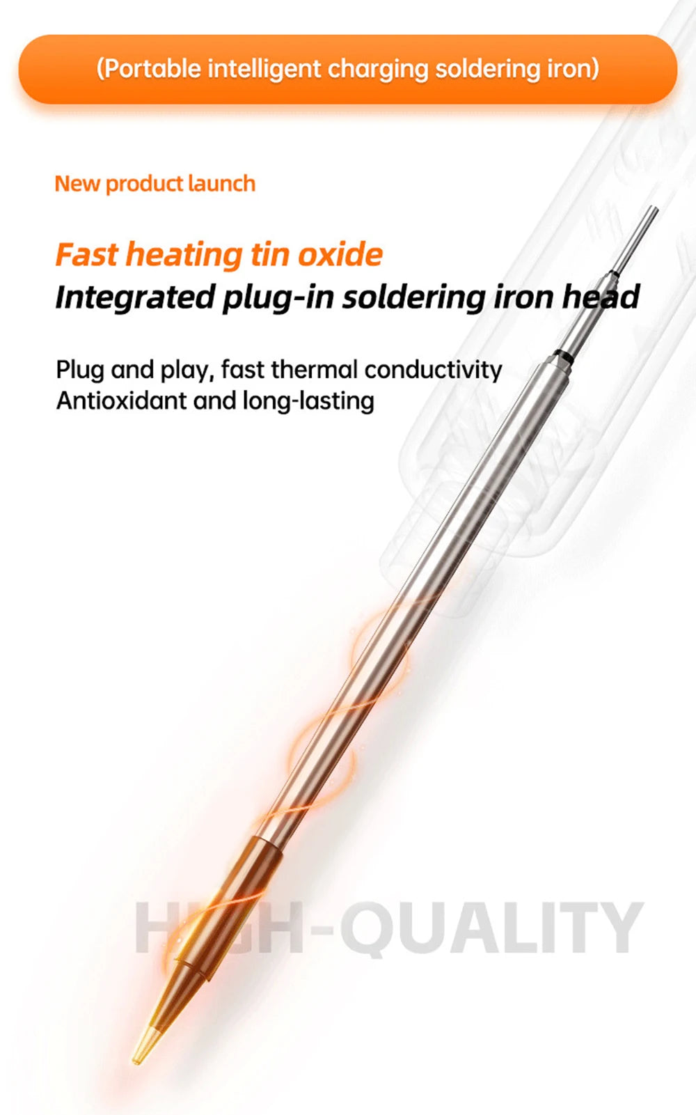 Multifunctional USB Digital Electric Soldering Iron Set Kit Intelligent 300-450℃ Temperature Adjustable Solder Iron Welding Tool