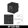 JD1914 40A 12V/24V SPDT Waterproof Car Relay, 4/5 Pin Auto Switch Starter Kit for Car Boat Tractor Truck Motorcycle