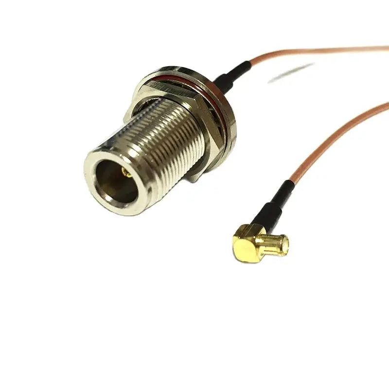 MCX Right Angle 90-Degree Switch N Type Female Bulkhead Pigtail Cable RG316 RG174 RG178 15cm/30cm/50cm/100cm For Wifi Router