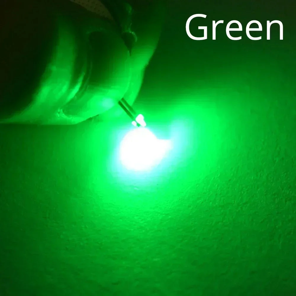 100PCS 5050 0805 LED SMD SMT Chip Red Yellow Green White Blue Orange Purple Pink RGB Emitting Diode Light 3.3V Voltage Neon Lamp