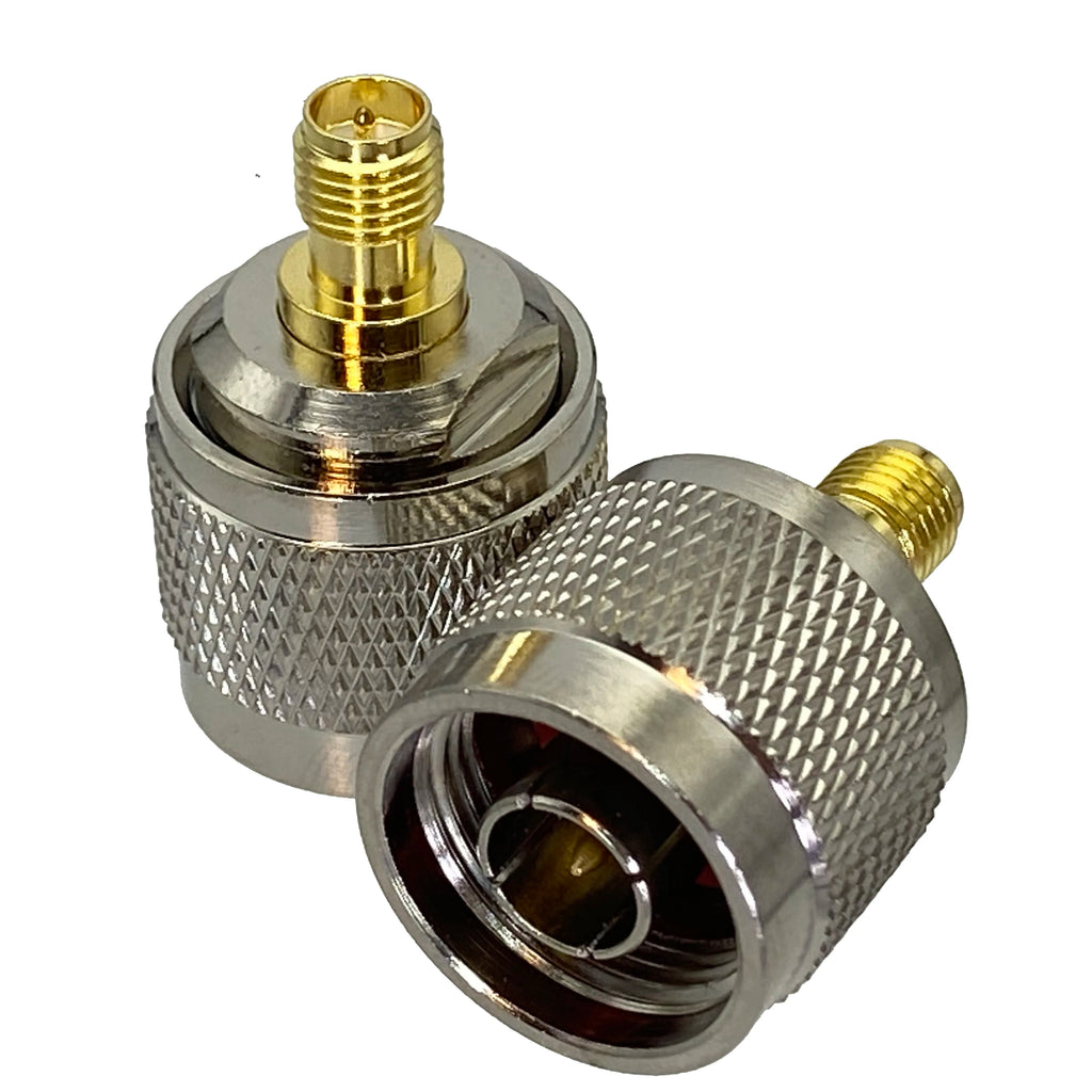 N to SMA RP-SMA Adapter Kit RF Coaxial Connector Set N Male/Female to SMA Male/Female 50 Ohm for Ham Radio