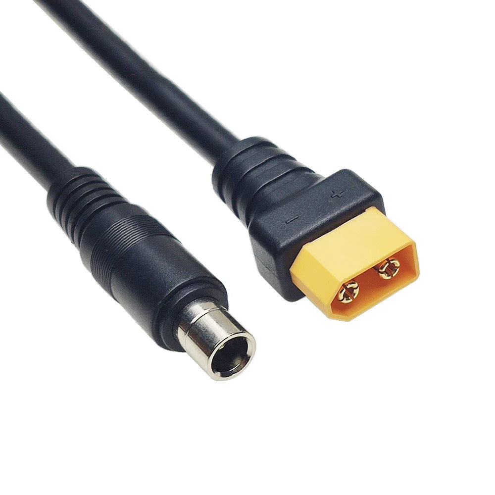 1pc Solar Generator XT60 Male to DC 8020 8.0mm X 2.0mm Male Power Adapter Cable Connectors for Portable Power Station