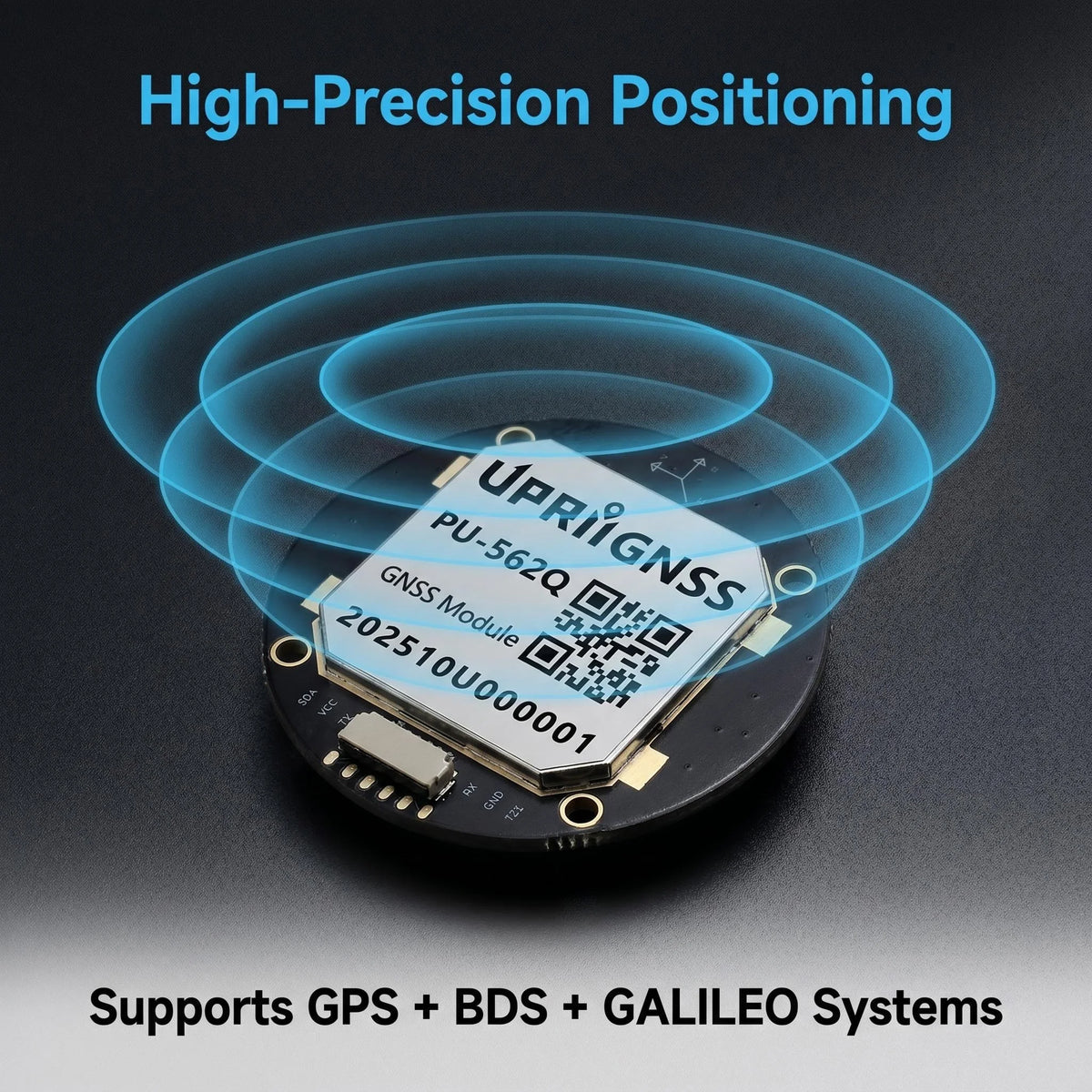 M10 GNSS GPS Module with Magnetometer QMC5883L UBX-M10050 GPS Galileo BeiDou GLONASS QZSS SBAS Antenna Receiver
