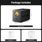 AIYIMA A20 MONO PFFB TPA3255 Power Amplifier 300W Class D MONO Amp XLR RCA TRS Input Sub Out HPF Home Audio 12V Trigger VU Meter