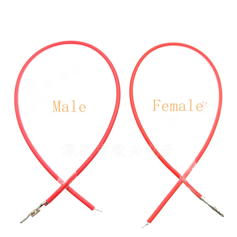 50PCS Micro-fit 3.0mm Connector Wire Mini 5557/5559 Male Female Docking Terminal Cable 20AWG 20CM 30CM Multi Color
