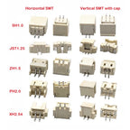 100pc SH1.0 MX1.25 ZH1.5 PH2.0 XH2.54 VH3.96mm Straight DIP Right Angle Vertical SMT Horizontal SMD PCB Male Wafer Connector