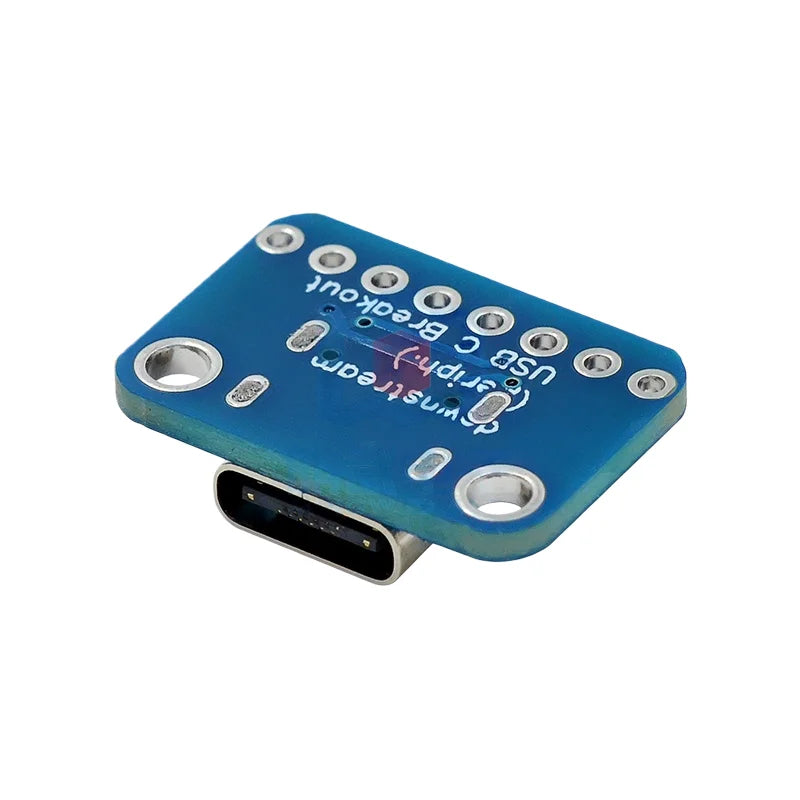 USB TYPE-C Adapter Board 2.54MM CC1 CC2 5.1K Pull-Down Resistor Connection