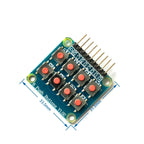 2x4 Keypad 4x2 Keypad 8 Push Buttons V1.00 Key Board Matrix Keyboard Button for Arduino AVR PIC 2*4 Module AVR PIC