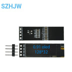 0.91 Inch 128x32 IIC I2C White / Blue OLED LCD Display DIY Module SSD1306 Driver IC DC 3.3V 5V for Arduino