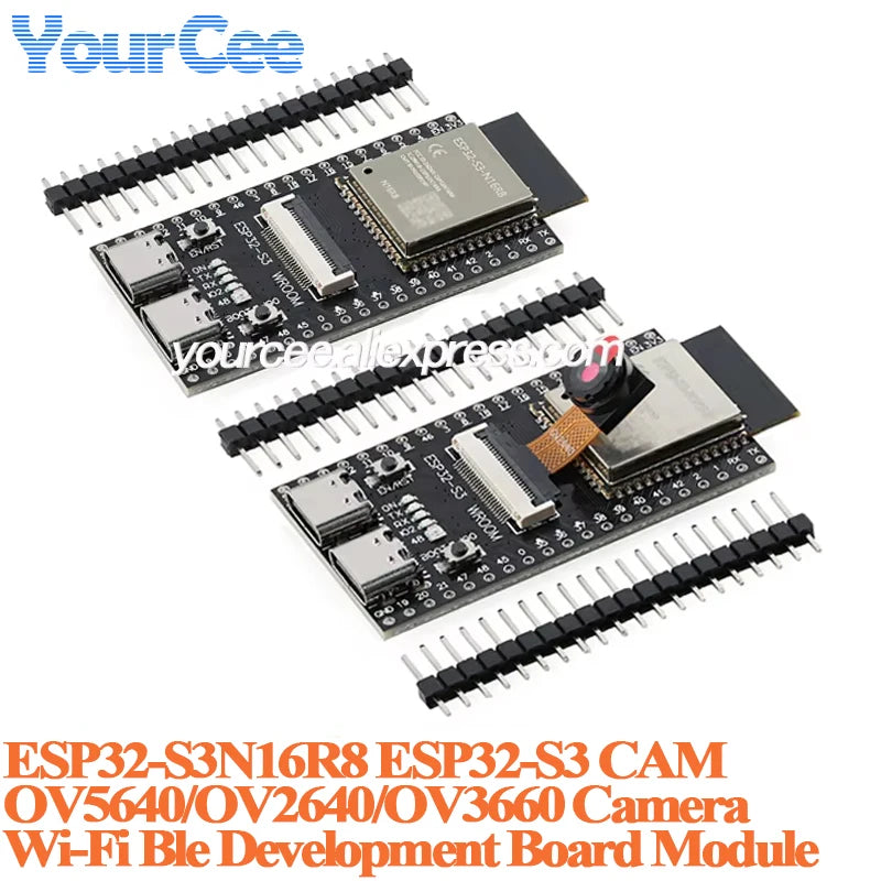 ESP32S3 ESP32-S3 WROOM N16R8 CAM Development Core Board Module OV2640/5640/OV3660 Camera Wireless WiFi+Ble Module