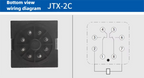 CHINT small electromagnetic relays JTX-2C JTX-3C 8-pin 11-pin AC220V AC380V DC24V DC12V intermediate relays