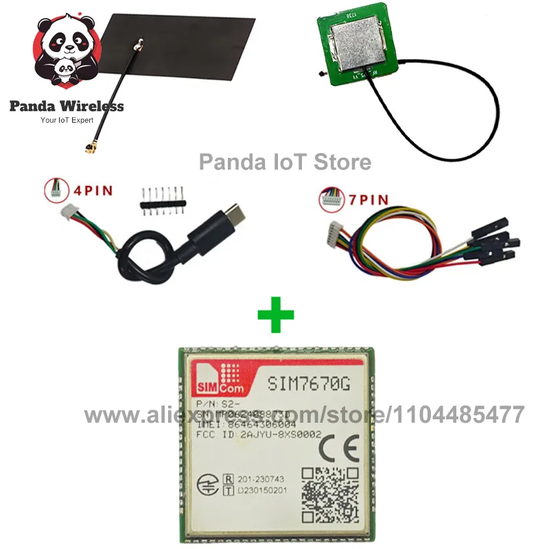 SIMcom CAT1 Core Board SIM7670 SIM7672 SIM7000 SIM7070 A7670 A7676 A7672 Series MNGV LNGV  support Data+GNSS(optional)