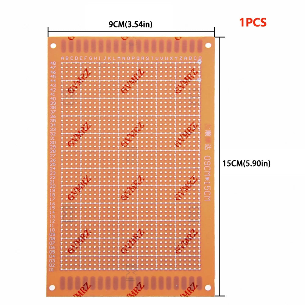 9x15CM/5x7CM/7x9CM Universal Through Hole Perfboard Phenolic PCB Prototype Board for DIY Electronic Projects