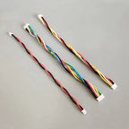 Mini JST MX 1.25mm Pitch Connector Kit 2-10 Pin Female Housing with Pre-Crimped 28AWG Silicone Wire Cable