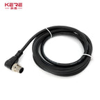 M12-4/5/8/12Pin Sensor Connector Cable Proximity Switch Plug NPN PNP Elbow 4Holes 5Holes 4Pins 5Pins Aviation Plug with 2m Wire