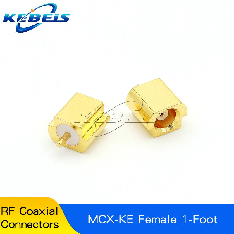 5PCS MCX-KE MCX-JE MCX-KWE MMCX-KE MMCX-JE MMCX-KWE MCX MMCX Male Female Socket PCB Board Socket Right Angle 90 Degree Connector