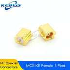 5PCS MCX-KE MCX-JE MCX-KWE MMCX-KE MMCX-JE MMCX-KWE MCX MMCX Male Female Socket PCB Board Socket Right Angle 90 Degree Connector