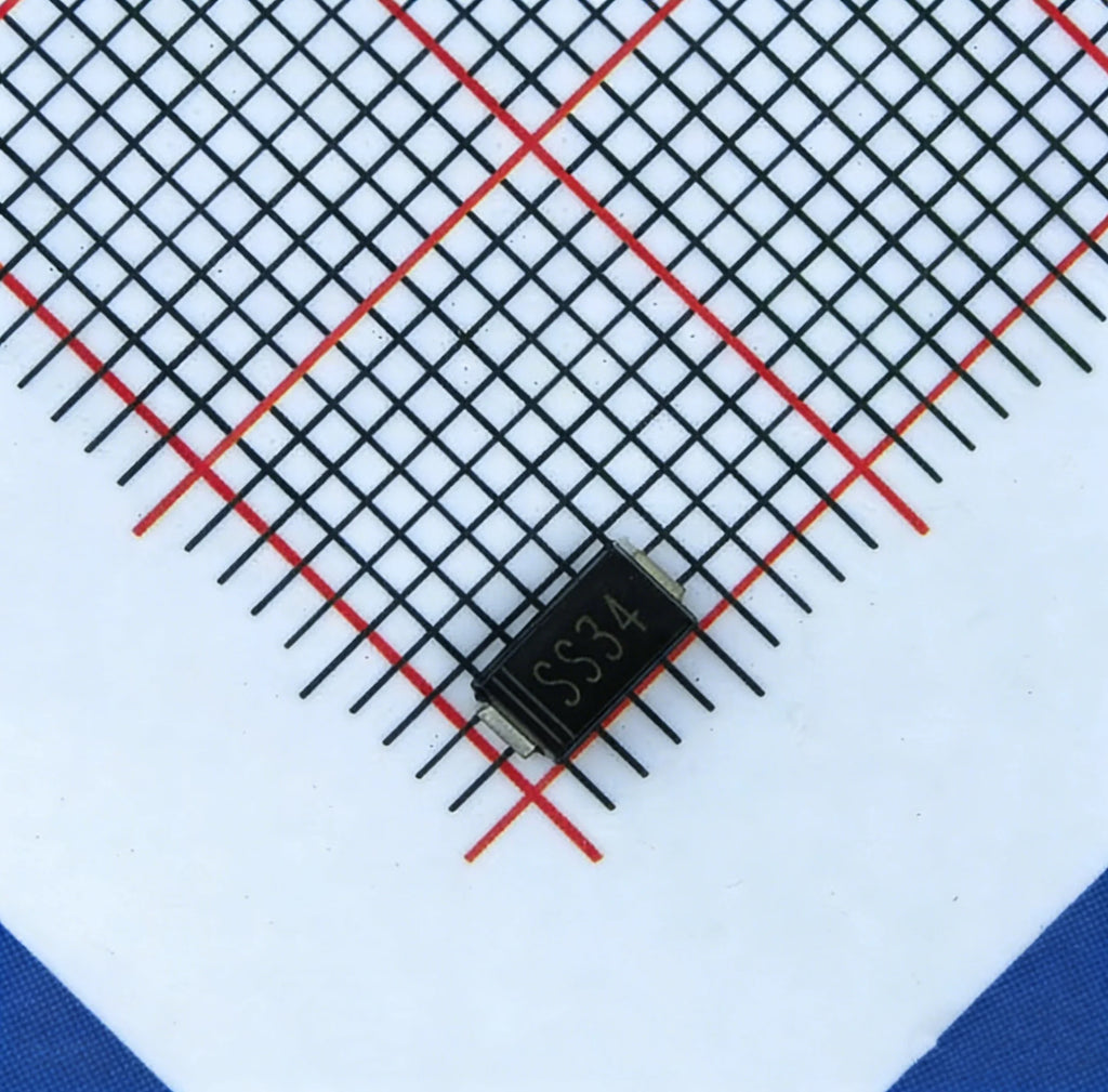 50/100/500Pcs SMA SS14/1N5819/1A SS24/1N5822/2A SS34/1N5822/3A SS54/1N5824/5A 40V DO-214AC Surface Mount Schottky Diode