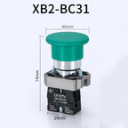 XB2-BC Mushroom Head Push Button Switch Self Resetting Red/green