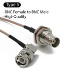 RG316 Cable Q9 BNC to BNC Male Female Coax Jumper Pigtail Cable Crimp Fast Delivery WiFi Antenna Extension Cable