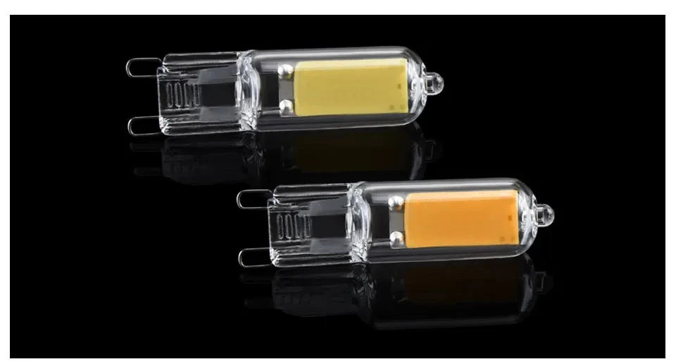 G9 LED Light Bulb 220V 5W 7W 10W COB LED Lamp Glass G9 Bulbs Replace Halogen Bulb LED Lights for Home Ceiling Lamp Chandeliers