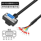 Industrial DB9 DB15 with Terminal Number Connector 9/15 Pin Male Female Single Head Cable Tube Grade Serial Port Connection Line