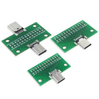 USB 3.1 Connector Type-C Adapter Plate PCB Board Female Male Head Convertor 2*13P to 2.54MM Transfer Test Board USB3.1 Module