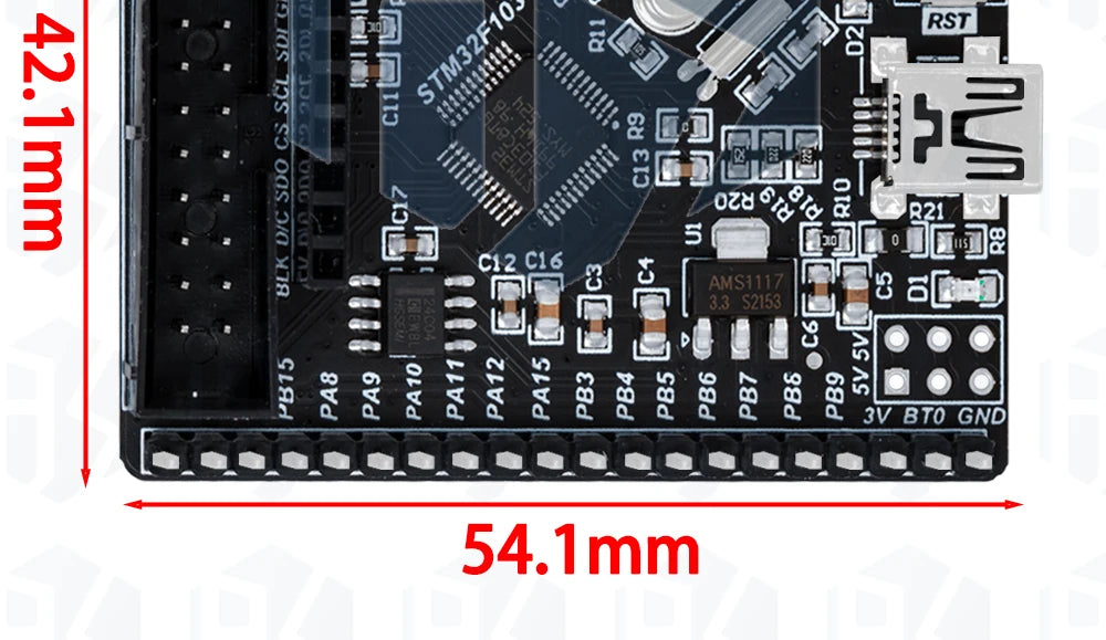STM32F103C8T6 stm32f103 stm32f1 STM32 system board learning board evaluation kit development board