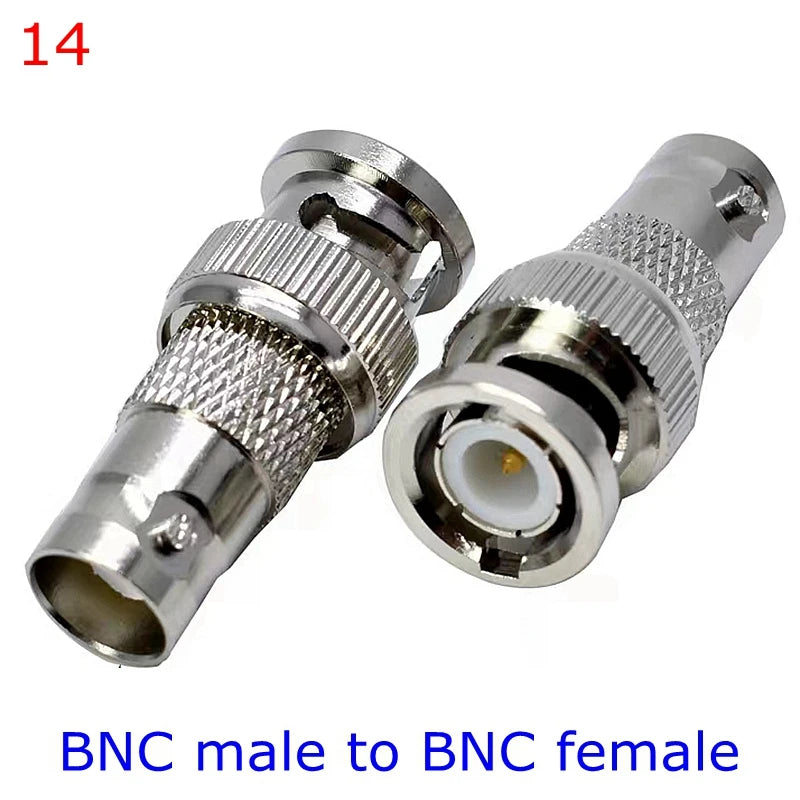 Q9 BNC Male Female Connector Tee Type 3Way Splitter BNC To BNC Male Female 90 Degree Right Angle Brass RF Coaxialc