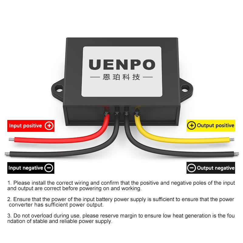 24V to 12V 10A Step-Down DC-DC Converter Voltage Regulator for Automotive Toys 36V 48V 50V 53V 60V 72V to 12V 120W Step-Down Pow