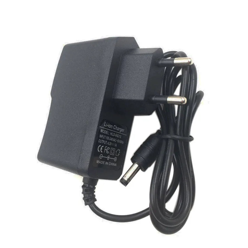 8.4V 12.6V 1A 1000MA Li-ion Charger 2S 3S 7.2V 7.4V 10.8V 11.1V 12V Lipo Lithium 18650 Flashlight Wall Charger DC 3.5*1.35MM