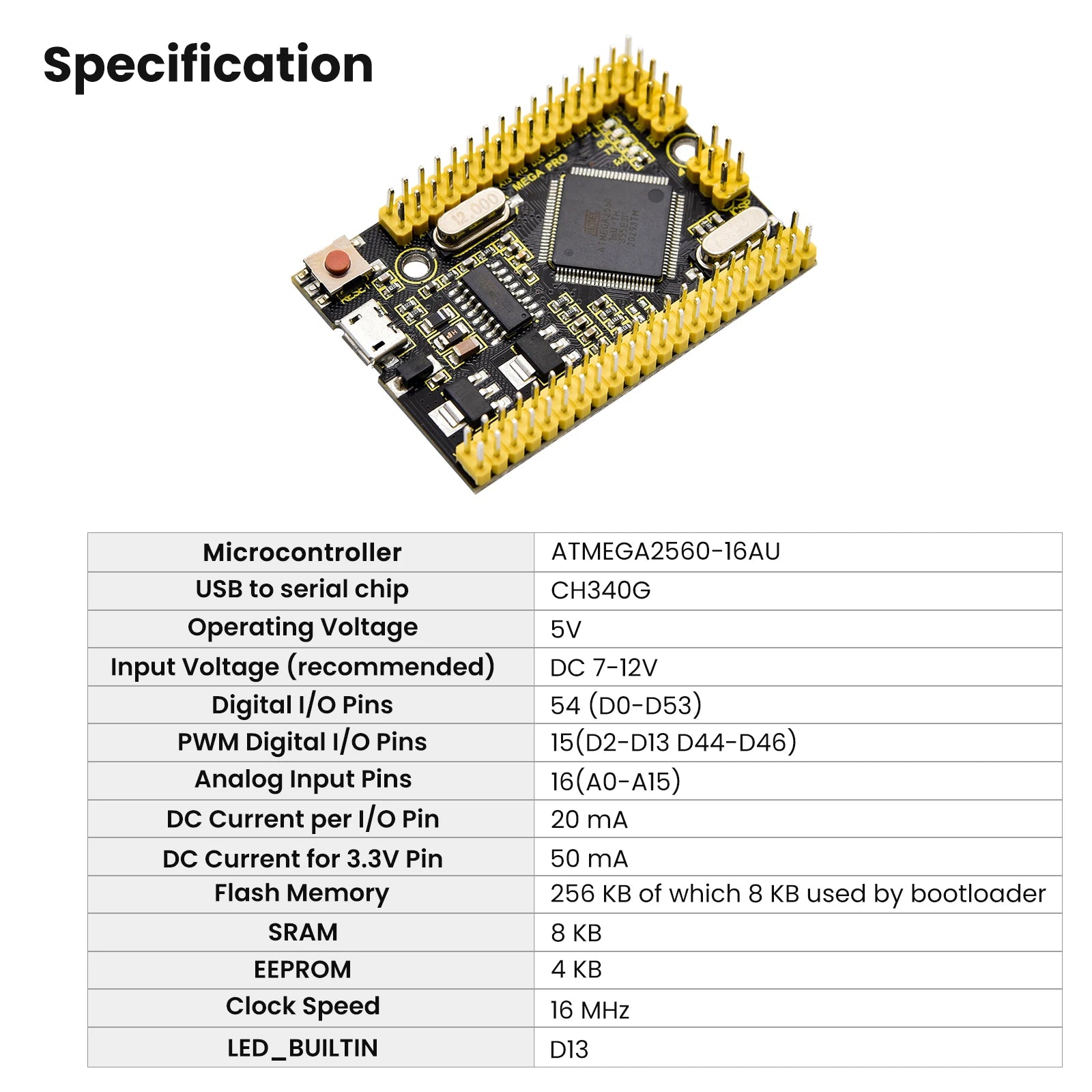 Keyestudio  2560MEGA  WiFi /Plus/ Pro / Development Board+USB Cable Compatible for Arduino MEGA2560  R3 Microcontroller Boards