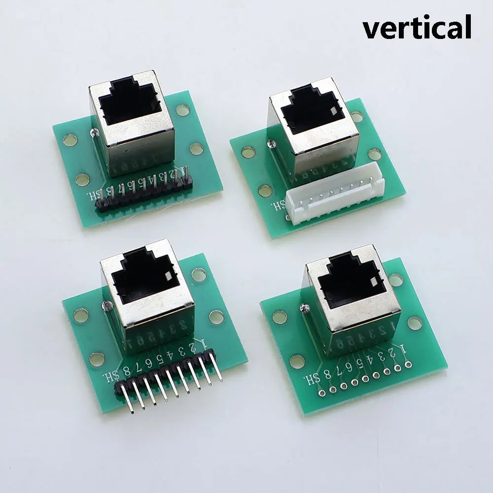 1Pc RJ45 Adapter Test Board To XH2.54 Modular Ethernet Connector Adapter Network Interface + Breakout Board + Pin Header