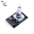 5Pcs KY 040 360 Degrees Rotary Encoder Module Brick Sensor Switch Development KY-040 for Arduino