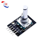 5Pcs KY 040 360 Degrees Rotary Encoder Module Brick Sensor Switch Development KY-040 for Arduino