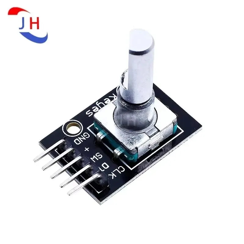 5Pcs KY 040 360 Degrees Rotary Encoder Module Brick Sensor Switch Development KY-040 for Arduino