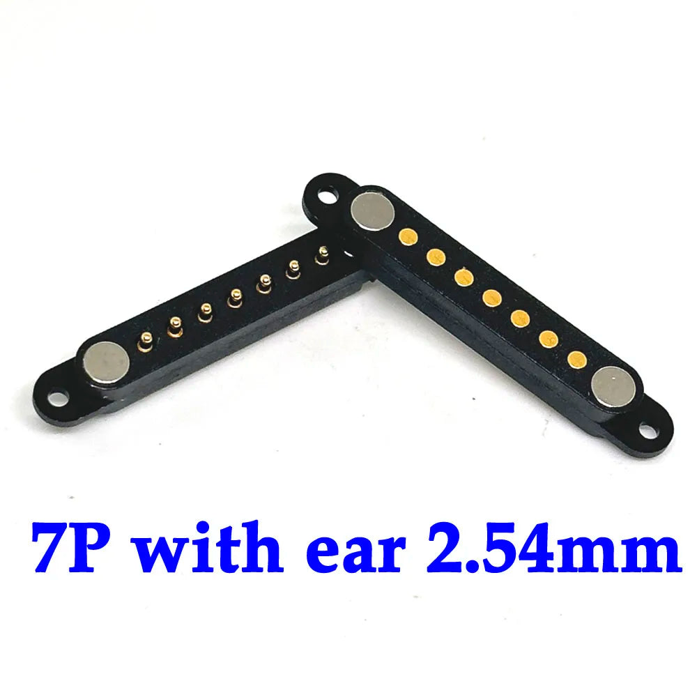 2P 3P 4P 5P 7P 8Pin DC Magnetic Pogo Pin Connector Pogopin Male Female 2A Waterproof High Current Spring Loaded Power Socket