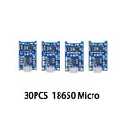 30PCS Micro/TYPE-C/MINI USB 5V 1A 18650 TP4056 Lithium Battery Charger Module Charging Board With Protection Dual Functions