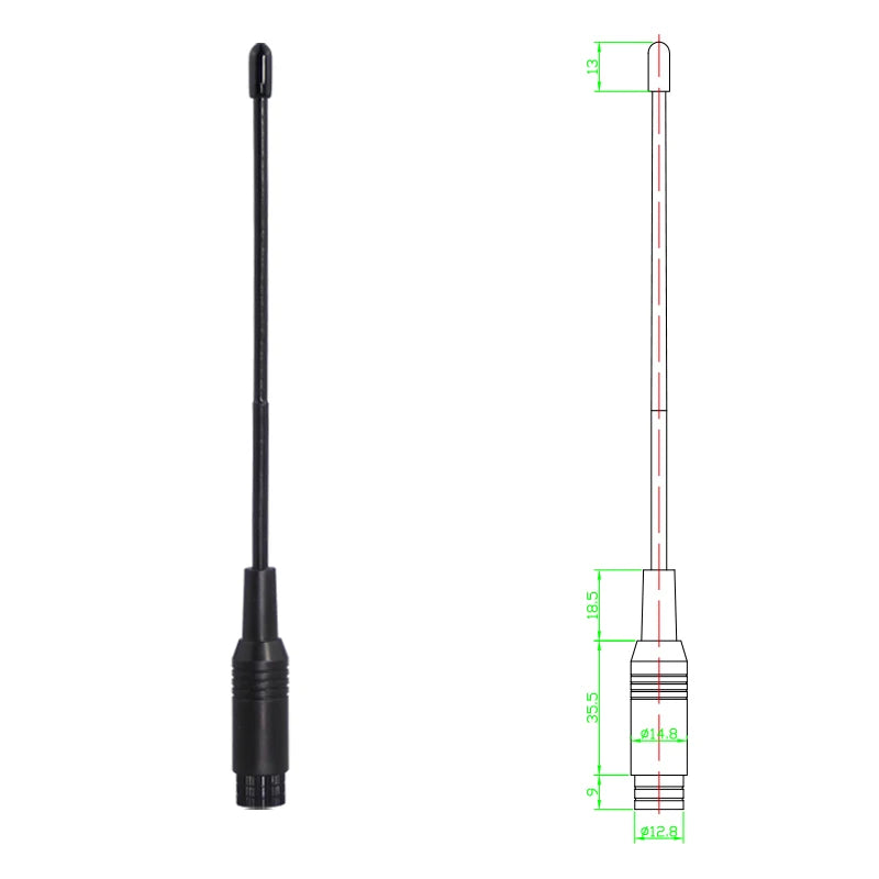 400-450MHz Antenna Signal Amplifier N7MC 433MHz LORA Gateway SMA Connector Head Soft Whip Antenna 315MHz Wireless Module Antenna