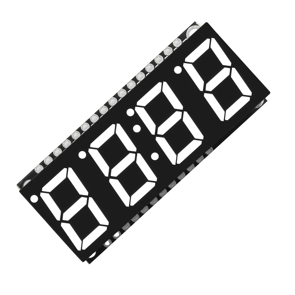 4 Bits Digital LED Display Module DIY Clock Electronic Kits 7 Segment 0.56 inch Time Clock Indicator with HT16K33 Driver Board