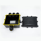 4Way 1In3Out IP68 Waterproof 4-14mm Solar Power Cord Exte LED Pool Lamp Outdoor Street Underground Light Wire Cable Junction Box